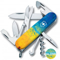 Складной нож Victorinox CLIMBER UKRAINE Желто-синий рисунок 1.3703.7.T3100pw 2 – techzone.com.ua