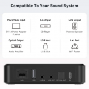 WiFi Music Streamer Arylic S10+ Wireless Mini Stereo Preamplifier 4 – techzone.com.ua