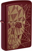 Запальничка Zippo 46021 Geometric Skull Design 46835 1 – techzone.com.ua