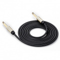 Кабель UGREEN AV128 6.3 mm to 6.3 mm Audio Cable Braided, 3 m Gray 10639 1 – techzone.com.ua