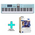 MIDI-клавіатура Arturia KeyLab Essential 61 mk3 Aquamarine + Arturia Pigments 1 – techzone.com.ua