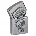 Запальничка Zippo 207 Dead Man's Hand Emblem 49536 2 – techzone.com.ua