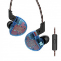 Наушники Knowledge Zenith KZ Audio ZS10 Blue mic 1 – techzone.com.ua