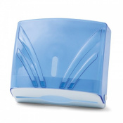 Диспенсер для бумажных полотенец Afacan Plastik 3-сложений голубой прозрачный ZHA-2 108