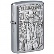 Запальничка Zippo 207 Saloon Skull Emblem 49298