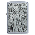 Запальничка Zippo 207 Saloon Skull Emblem 49298 2 – techzone.com.ua