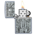 Запальничка Zippo 207 Saloon Skull Emblem 49298 3 – techzone.com.ua