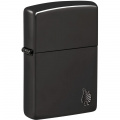 Запальничка Zippo 46362 Armor High Polish Black Flame Design 46402 1 – techzone.com.ua