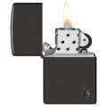 Запальничка Zippo 46362 Armor High Polish Black Flame Design 46402 3 – techzone.com.ua