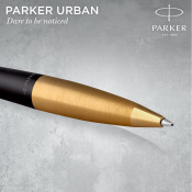 Ручка кулькова Parker URBAN Muted Black GT BP 30 035 4 – techzone.com.ua Ручка кулькова Parker URBAN Muted Black GT BP 30 035 4 – techzone.com.ua
