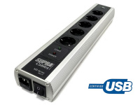 Мережевий фільтр SUPRA MAINS BLOCK MD05-EU/SP USB-A/C ONOFF (3024000998)