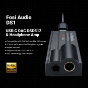 USB ЦАП/підсилювач для навушників Fosi Audio DS1 2 – techzone.com.ua USB ЦАП/підсилювач для навушників Fosi Audio DS1 2 – techzone.com.ua