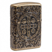 Запальничка Zippo 29561 St Benedict Design 29719 2 – techzone.com.ua Запальничка Zippo 29561 St Benedict Design 29719 2 – techzone.com.ua