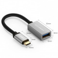 Переходник UGREEN US203 USB Type-C - USB 3.0 OTG, 10 cm Gray 30646 4 – techzone.com.ua