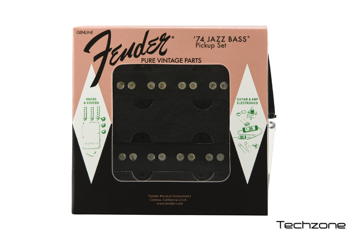 Набір звукознімачів FENDER PURE VINTAGE '74 JAZZ BASS PICKUP SET 2 – techzone.com.ua