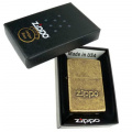 Запальничка Zippo 201FB Stamp Antiqued Brass 28994 5 – techzone.com.ua