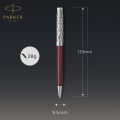 Ручка шариковая Parker SONNET Metal & Red Lacquer CT BP 68 332 5 – techzone.com.ua