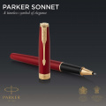 Ручка-роллер Parker SONNET Intense Red GT RB 86 225 5 – techzone.com.ua