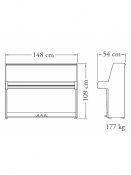 Піаніно YAMAHA JU109 (Polished White) 2 – techzone.com.ua