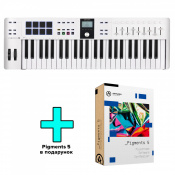 MIDI-клавіатура Arturia KeyLab Essential 49 mk3 White + Arturia Pigments 1 – techzone.com.ua