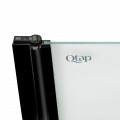 Штора на ванну Qtap Standard BLM407513APL стекло Pear 6 мм, 75х130 см, левая 4 – techzone.com.ua