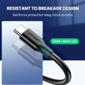 Зарядний кабель UGREEN US184 USB-A 3.0 - USB Type-C, 3A, QC3.0, 2 m Black 20884 6 – techzone.com.ua