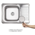 Кухонна мийка Lidz 6950 0,8 мм Micro Decor (LIDZ6950MDEC) 2 – techzone.com.ua