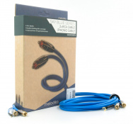 Фоно кабель Melodika SBPH10 Sky Blue 2xRCA - 2xRCA with ground wire 1m 5 – techzone.com.ua