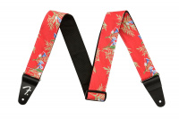 Ремінь гітарний FENDER STRAP 2" HAWAIIAN STRAPS RED FLORAL