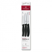 Набір ножів для чищення овочів Victorinox Swiss Classic 3 ножа чорн 6.7113.34