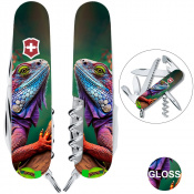 Складаний ніж Victorinox CAMPER ANIMAL Хамелеон 1.3613.3.F1020pw 1 – techzone.com.ua