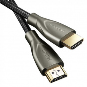 Кабель UGREEN HD131 HDMI to HDMI, 1 m, v2.0 UltraHD 4K-3D Braided Nylon Gray 50106 2 – techzone.com.ua Кабель UGREEN HD131 HDMI to HDMI, 1 m, v2.0 UltraHD 4K-3D Braided Nylon Gray 50106 2 – techzone.com.ua
