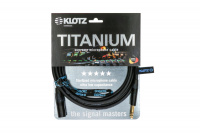 Кабель мікрофонний KLOTZ TITANIUM STARQUAD ANALOG AUDIO CABLE WITH MALE XLR TO BALANCED JACK PLUG 3 M