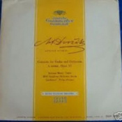 Виниловая пластинка Clearaudio Anton Dvorak - Concert for Violin and Orchestra (Deutsche Grammophon 18152, 180 gr.) Germany, Mint