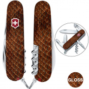 Складаний ніж Victorinox SPARTAN DESIGN Принт Шкіра кобри 1.3603.R2210pk 1 – techzone.com.ua