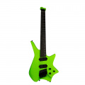 Безголова електрогітара HILS HZ7 S/NGN (Satin Neon Green) 1 – techzone.com.ua