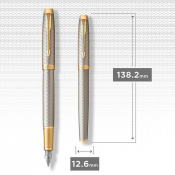 Ручка перьевая Parker IM Premium Warm Silver GT FP F 24 111 5 – techzone.com.ua Ручка перьевая Parker IM Premium Warm Silver GT FP F 24 111 5 – techzone.com.ua