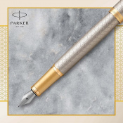 Ручка перьевая Parker IM Premium Warm Silver GT FP F 24 111 6 – techzone.com.ua Ручка перьевая Parker IM Premium Warm Silver GT FP F 24 111 6 – techzone.com.ua