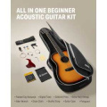 Donner Music Sunburst Acoustic Guitar EC1019 4 – techzone.com.ua