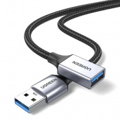 Удлинитель UGREEN US115 USB-A - USB 3.0 OTG, 0.5m Gray 10494