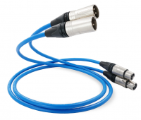 Балансний кабель Melodika SB2X15 Sky Blue 2XLR - 2XLR (1,5m) 1 – techzone.com.ua