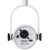 Мікрофон для подкастів SHURE MV7+-W 5 – techzone.com.ua