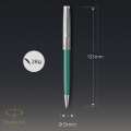 Ручка шариковая Parker SONNET Essentials Metal & Green Lacquer CT BP 83 332 3 – techzone.com.ua