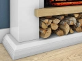 Електрокамін ArtiFlame Shelford AF23S білий 6 – techzone.com.ua