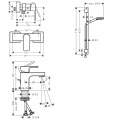 HANSGROHE VERNIS SHAPE набір змішувачів для душу, раковина 70 (71560670+71650670+26423670), колір чорний матовий 71560444 2 – techzone.com.ua