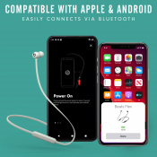 Наушники с микрофоном Beats by Dr. Dre Beats Flex All-Day Wireless Earphones Smoke Gray (MYME2) 7 – techzone.com.ua