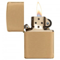 Запальничка Zippo 168 CLASSIC armor brushed brass 3 – techzone.com.ua