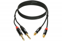 KLOTZ KT-CJ150 MINILINK PRO TWIN CABLE BLACK 1.5 M Кабель комутаційний 1 – techzone.com.ua