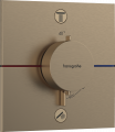 HANSGROHE SHOWERSELECT COMFORT E термостат для 2 потребителей, скрытый монтаж, цвет шлифованная бронза 15572140 1 – techzone.com.ua