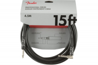 FENDER CABLE PROFESSIONAL SERIES ANGLED 15' BLACK Кабель інструментальний 1 – techzone.com.ua